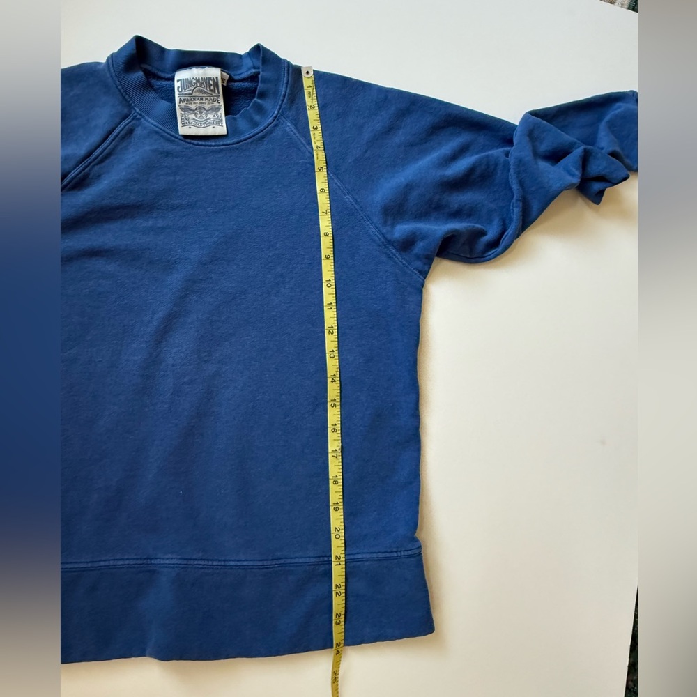 SOLD 💙 Jungmaven Sierra Raglan Sweatshirt Unisex XS - Picture 5 of 7